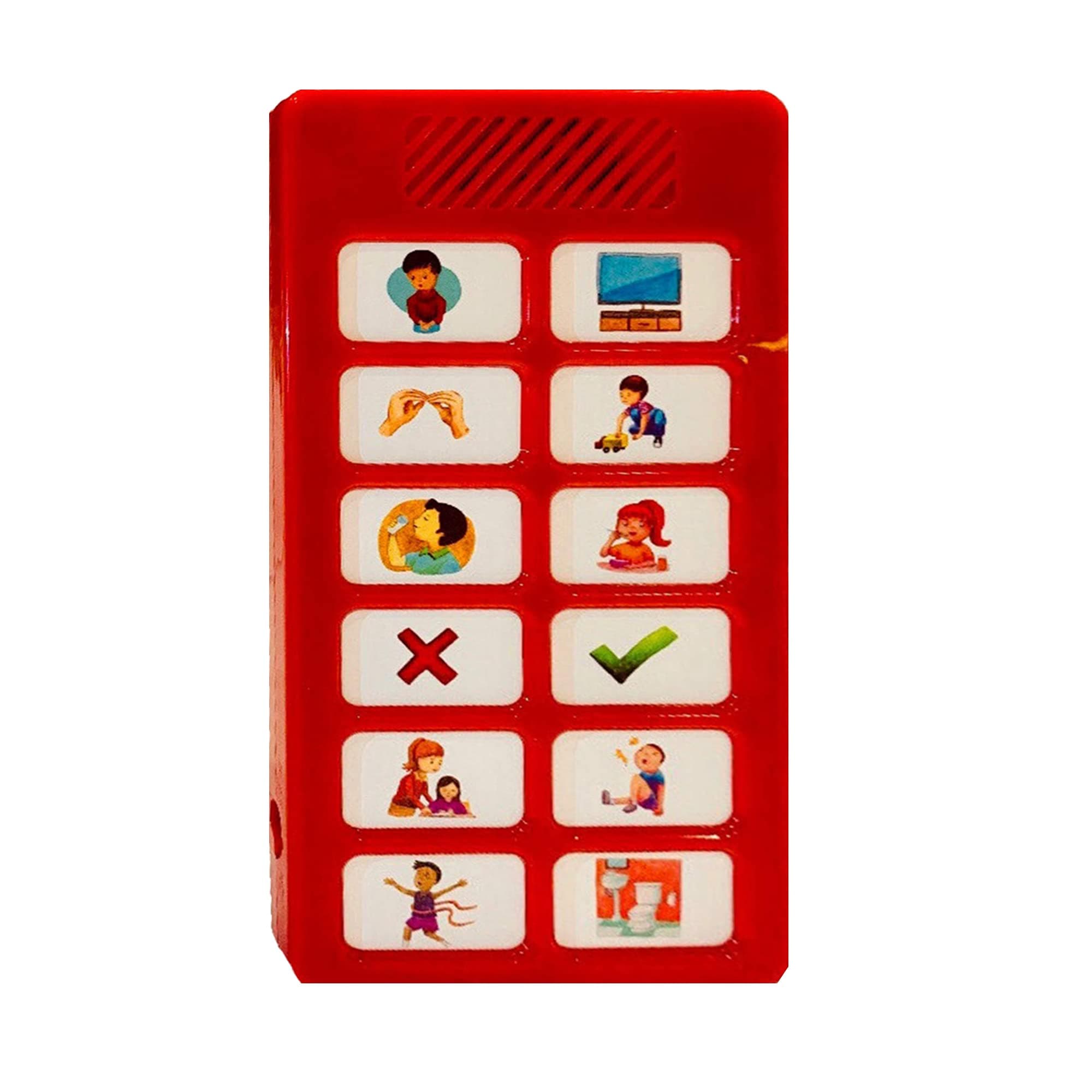 Tiny Talker Too - Special Supplies AAC Communication Device for Non-Verbal | Ideal for Children, Adults, Caregivers and Aid for Stroke Victims | Communication Board | Acc Device for Autism - 12 Button