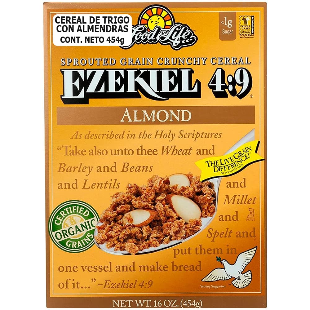 Whole Grain Cereal Almond 454g