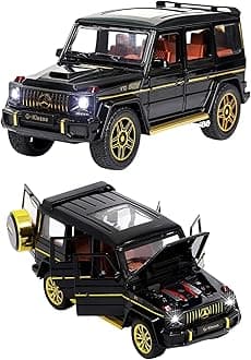 Magicwand® 1:32 Scale Die-cast Metal AMG G-65 Car【Colors as Per Stock】 with Openable Doors and Pull Back Action,Working Lights & Sound【Pack of 1】