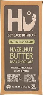 Hu Kitchen, Bar Chocolate Hazelnut Praline, 2.1 Ounce