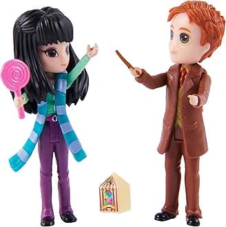 Wizarding World | George Weasley and Cho Chang Character Friendship Set | 3" Dolls | 2 Accessories | Toys for Ages 6+