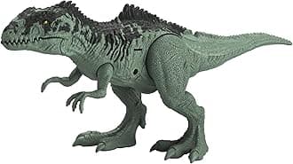 Jurassic World Toys 12-in Dinosaur Figure, Strike & Chomp Action, Sounds, Movable Joints, Great Gift for Ages 4 Years Old & Up, HBK22