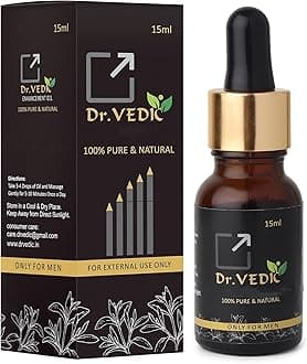 Men's Ayurvedic Oil Pure & Natural (Black) (15 ml Pack of 1)