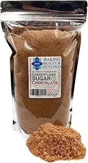 Baking Beauty and Beyond Premium Candy Floss Sugar 400g - Chocolate Flavour