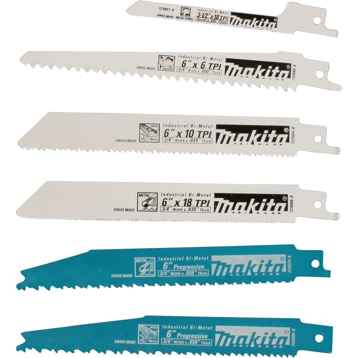 6Pc Recip Blade (723086-A-A)
