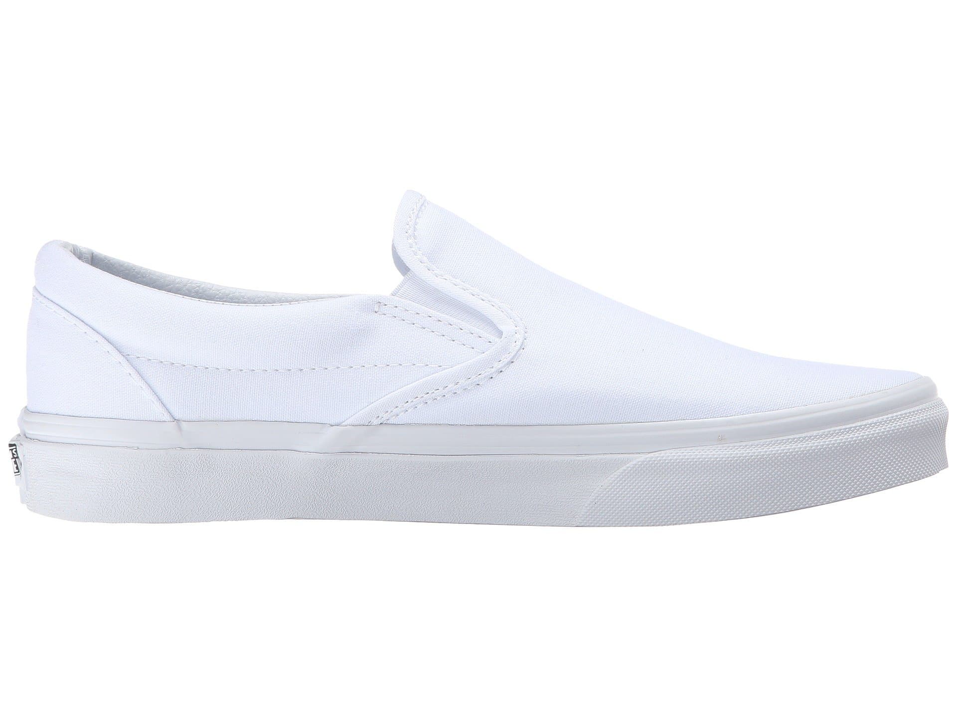 Vans Classic Slip-On Shoes True White Size