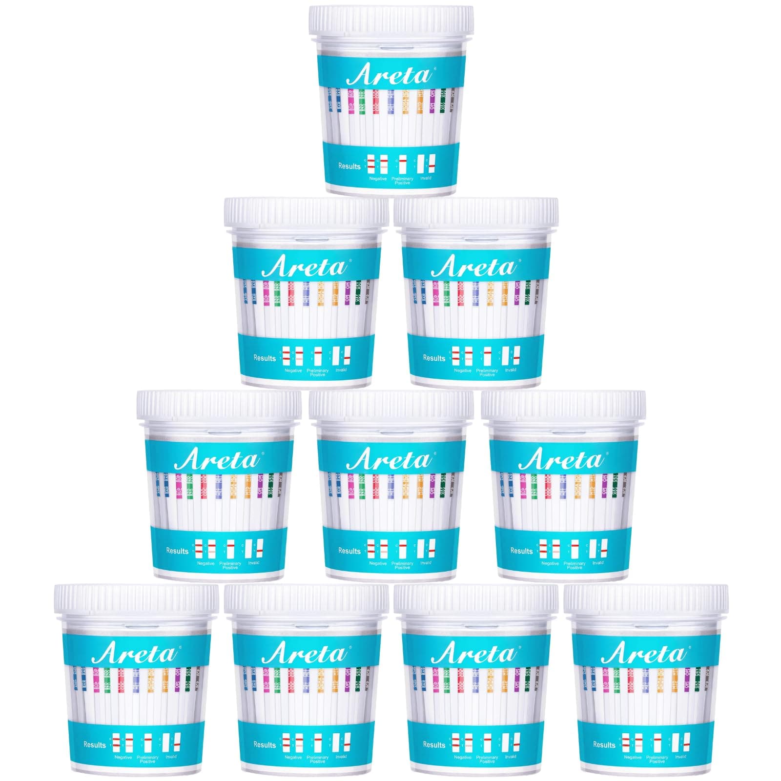 Areta 10 Pack 14 Panel Instant Urine Test Cup ACDOA-1144