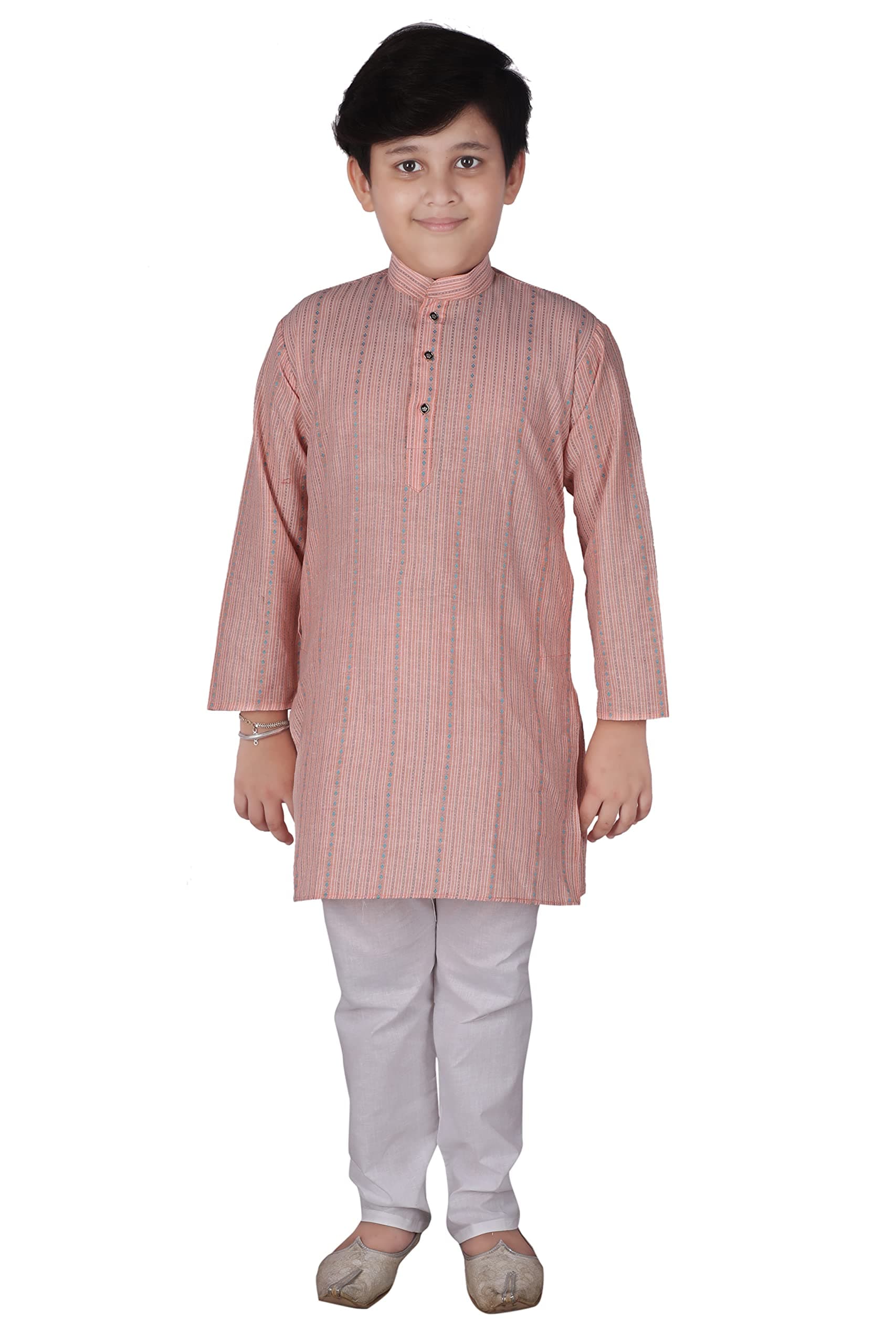 Pro-Ethic Style Developer Boy's Cotton Striped Kurta Pyjama For s | Kurta Paijama Set