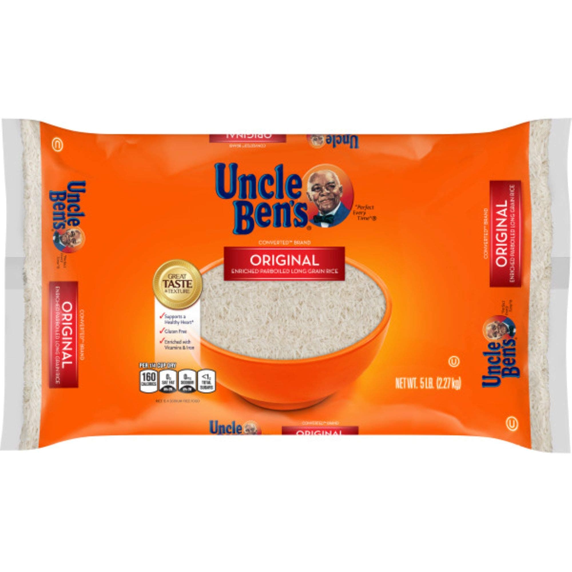 UNCLE BEN'S Original Long Grain White Rice, 5 Lb. (pack Of 2)