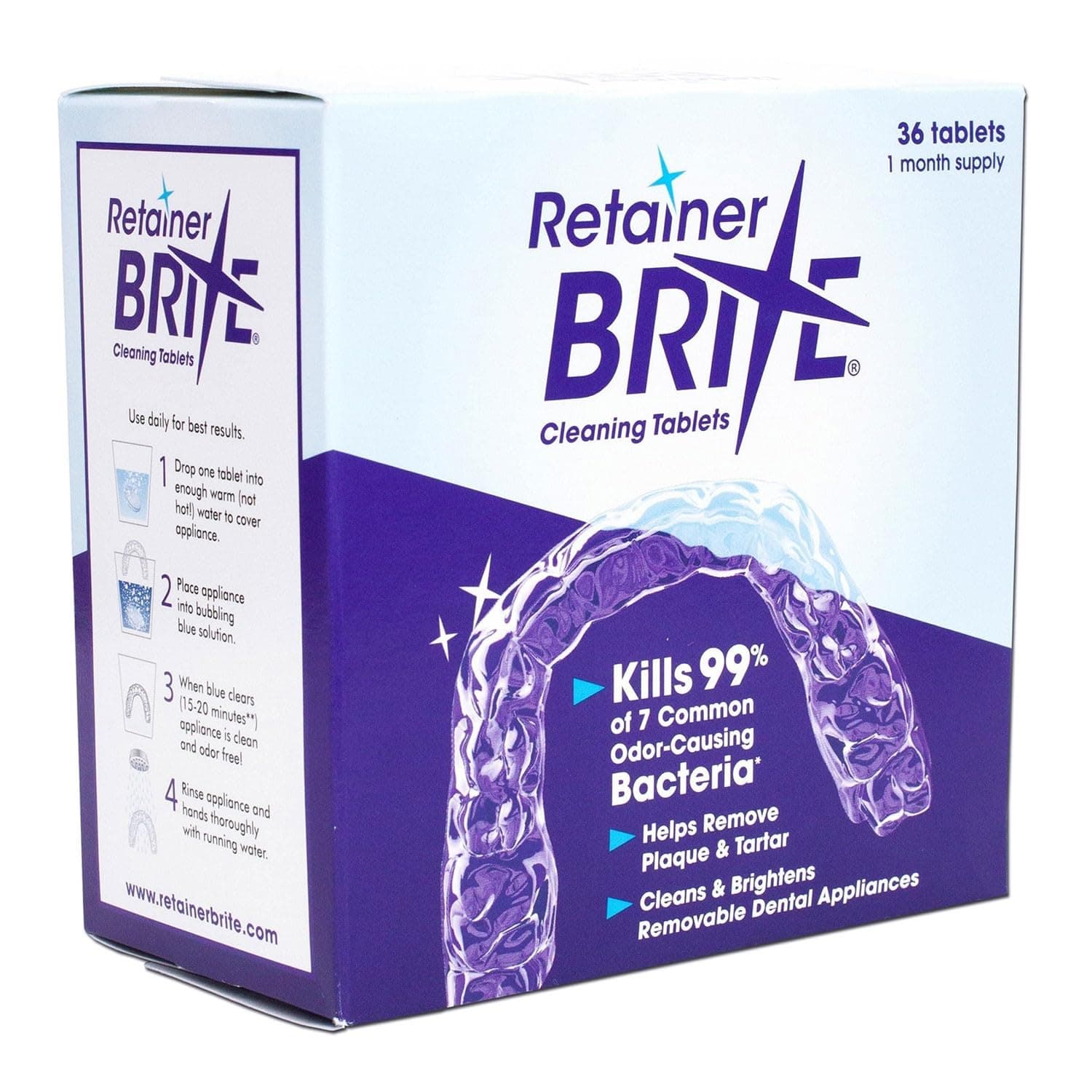 Retainer Brite Cleaning Tablets- Pack Of 36