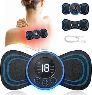 Generic Mini Massage Machine Portable Rechargeable Full Body Massager for Pain Relief with 8 Mode Ems Neck Cervical Massager