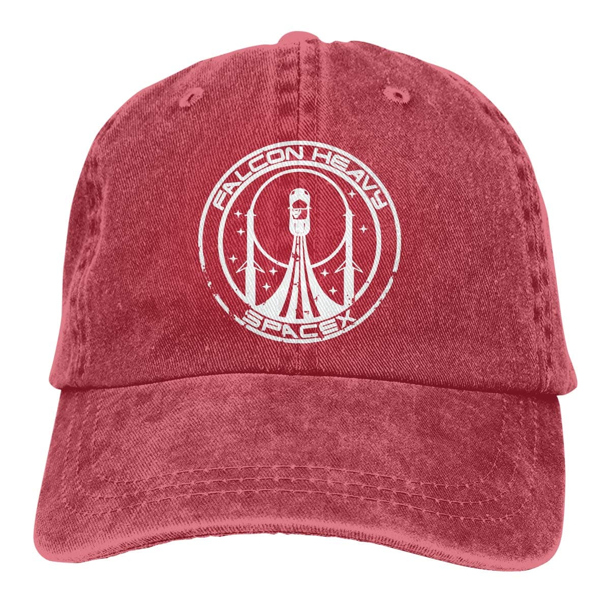 Falcon Heavy Spacex Dad Hat Adjustable Denim Hat Classic Baseball Cap