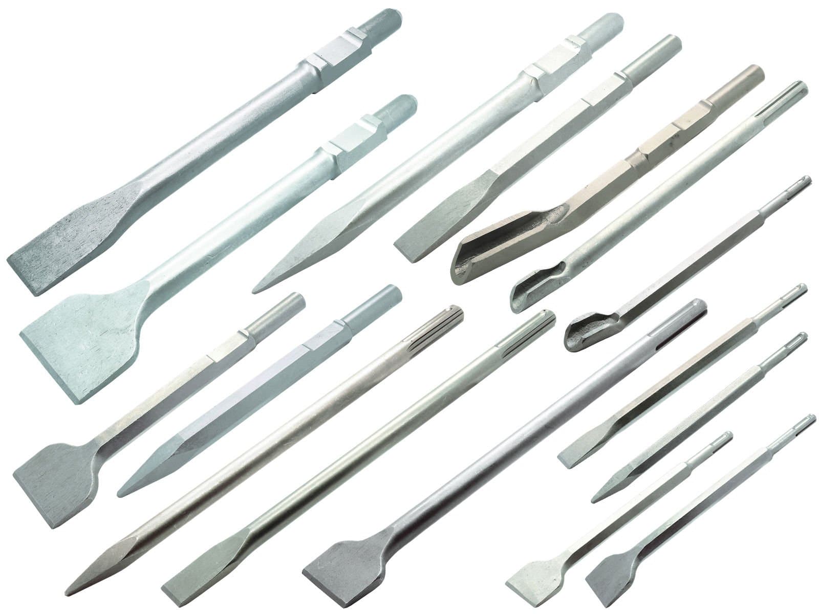 hellerTools 210027 "2511" Pointed Chisel of SDS-Max, Silver, 600 mm