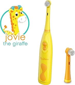 Brusheez® Electronic Toothbrush Replacement Brush Heads 2 Pack (Jovie the Giraffe)