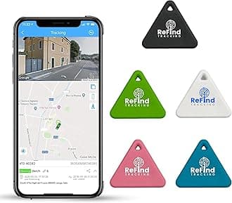 ReFind R3 Smart Tracker for Android and iPhone. Mini GPS Tag Bluetooth 5.0 Key Finder. Samsung Air Tag Alternative for Keys, Pets, Wallets and Luggage (Pink)
