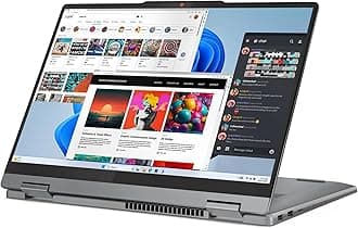 Lenovo IdeaPad 5 2-in-1 Laptop, 2024, 14" 1920 x 1200 Touch IPS, Intel-10 Core 7 150U, 16GB LPDDR5, 2TB SSD, Windows 10 Pro, Backlit Keyboard, Wi-Fi 6, Bluetooth 5.2, 1080p FHD Camera, Luna Grey
