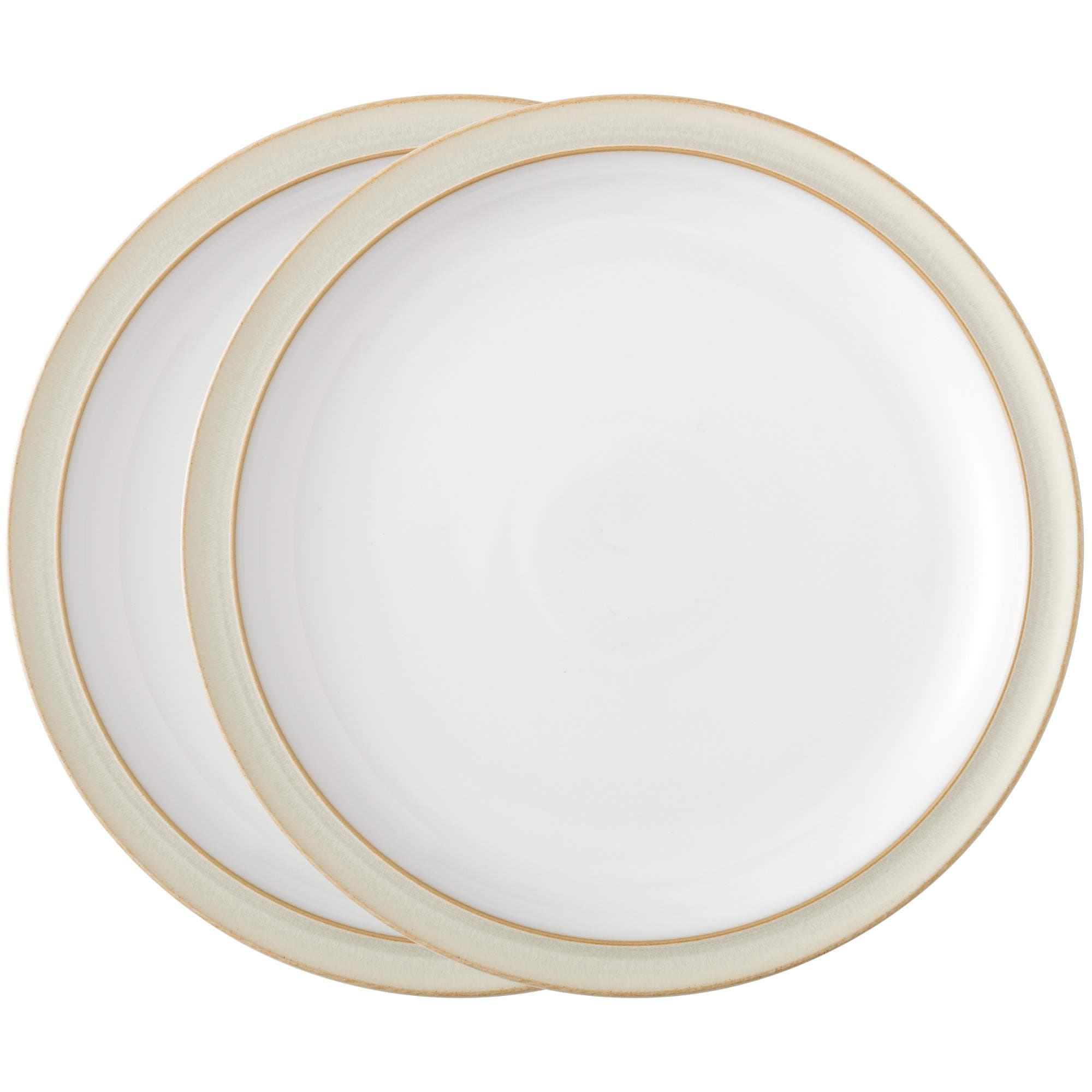 Denby Linen 2 Piece Dinner Plate Set
