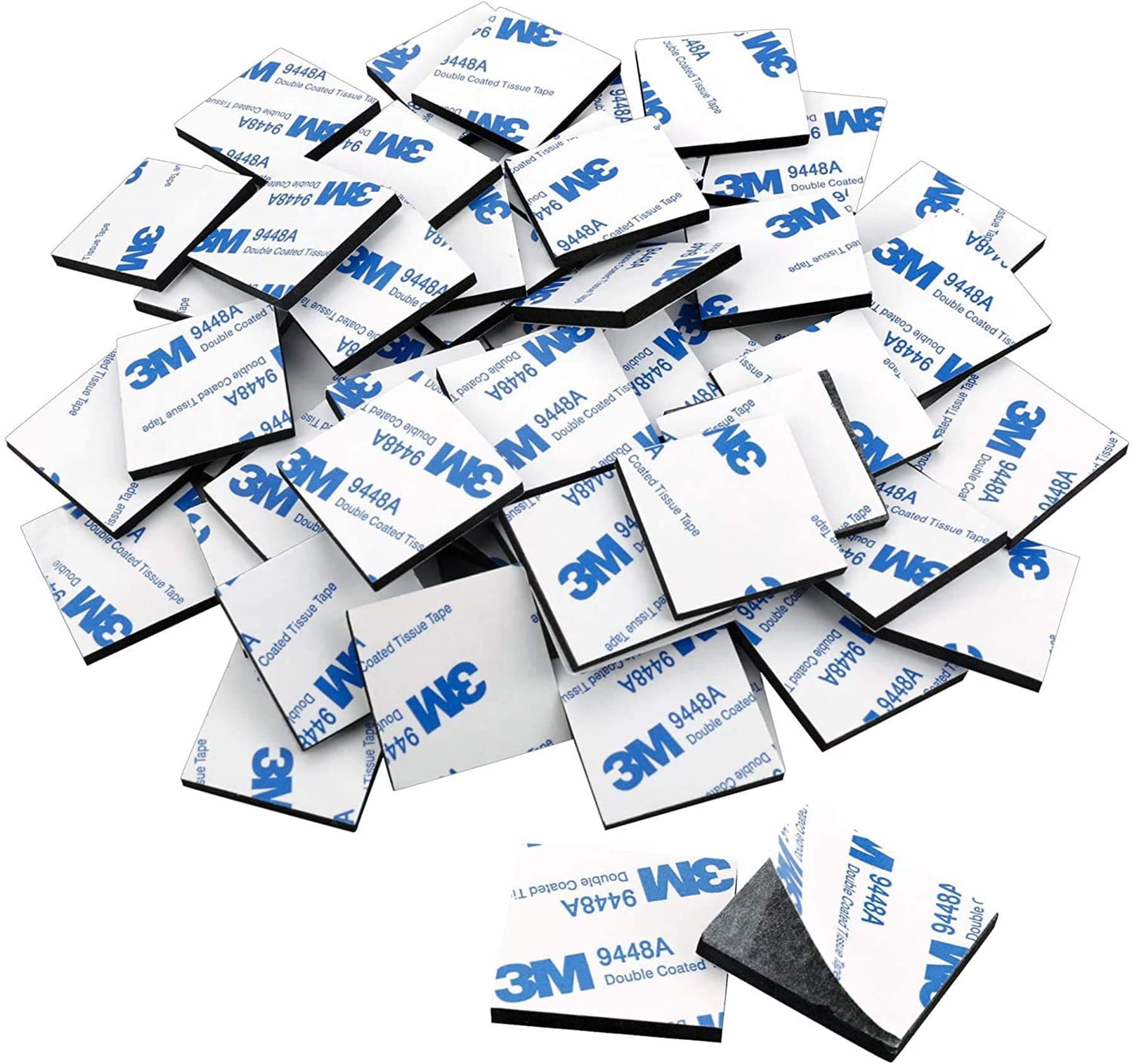 UPINS 180 Pack Double Sided Foam Tape Square Self-Adhesive Foam Tape Black Strong Sticky Pads for DIY Art Crafts Supplies