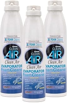 DWD2 Clean AIR® Premium Foaming Automotive Evaporator Coil Cleaner (Lemon) Experience Fresh Clean Air - Renew Your Air Conditioner and Enjoy a Comfortable Driving Experience Today (3 PACK)