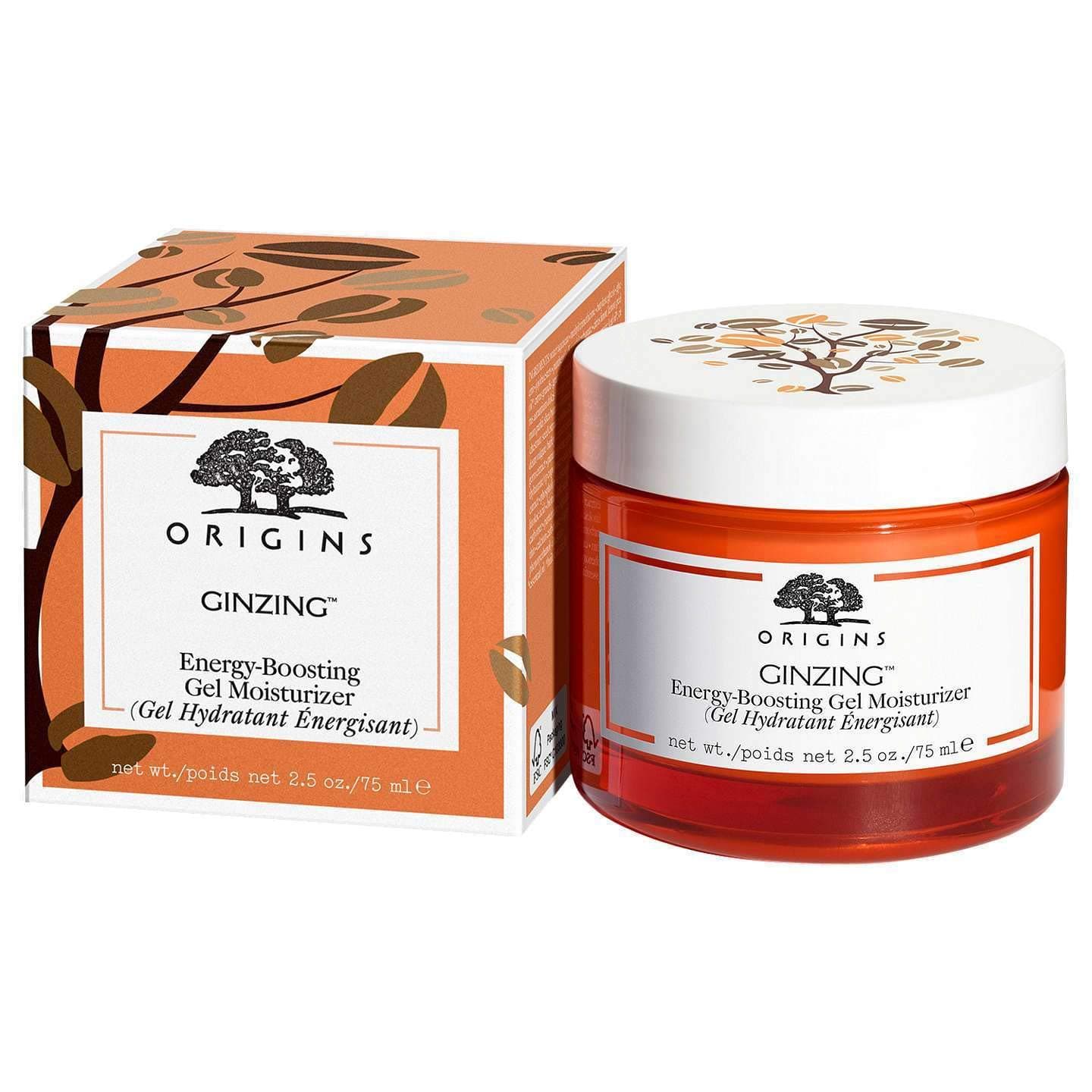 Origins Ginzing Energy Boosting Moisturizer 2.5 oz/ 75 ml Limited Edition Large Size