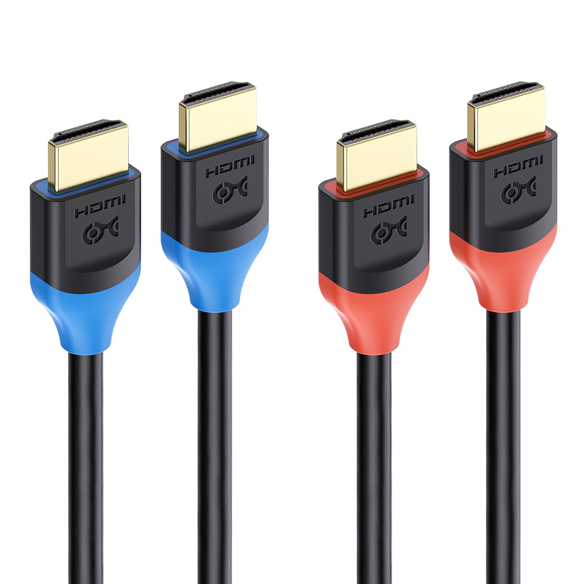 Cable Matters [Ultra High Speed HDMI Certified] 2-Pack 48Gbps 8K HDMI 6.6 ft / 2m with 8K@120Hz, 4K@240Hz and HDR Support for PS5, Xbox Series X/S, RTX3080/3090, RX 6800/6900, Apple TV, and More