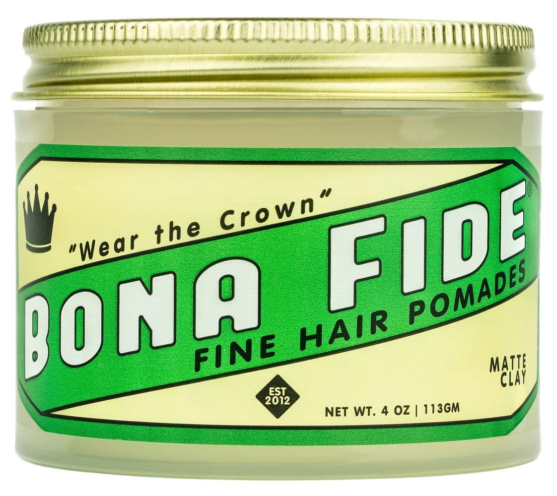Bona Fide Pomade, Matte Clay, 4 oz.