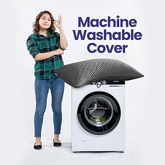 Sidney Sleep Set of 2 Queen Size Bed Pillows for Side and Back Sleepers - Adjustable Filling - Memory Foam Pillows for Neck and Shoulder Pain - Customizable Loft - Extra Foam Included (Grey)