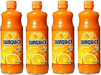 Sunquick Cordial Orange Four Bottles