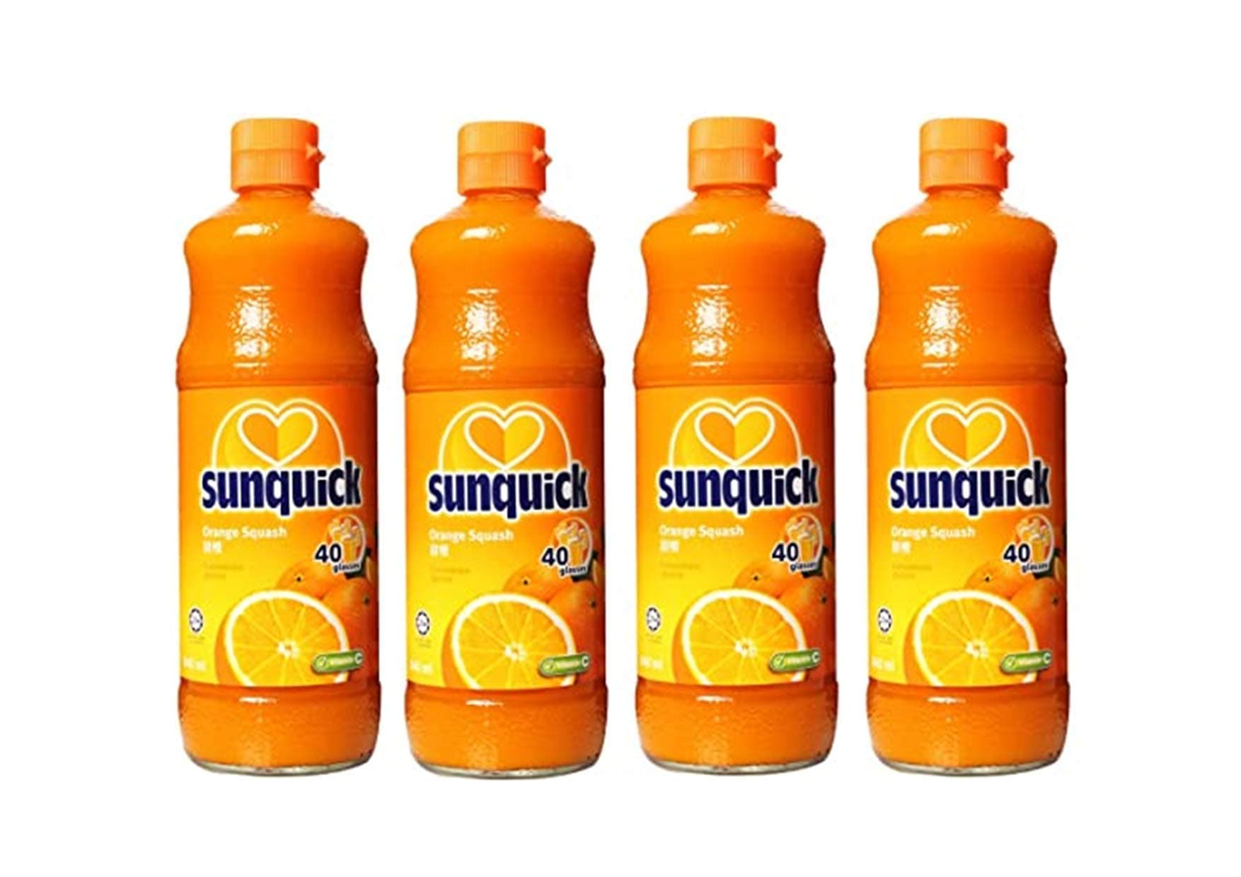 Sunquick Cordial Orange Four Bottles