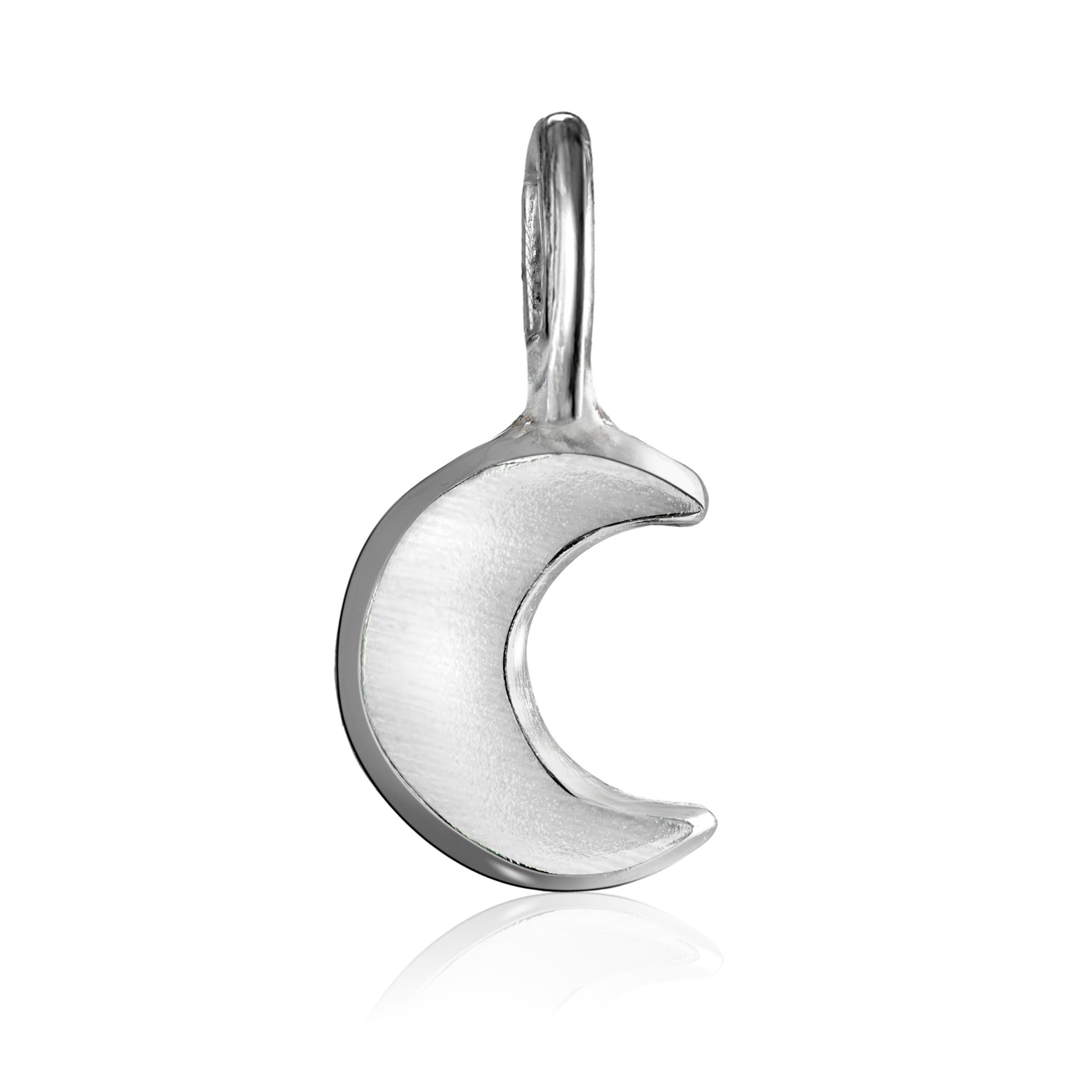 Alex Woo "Mini Additions" Sterling Silver Moon Charm
