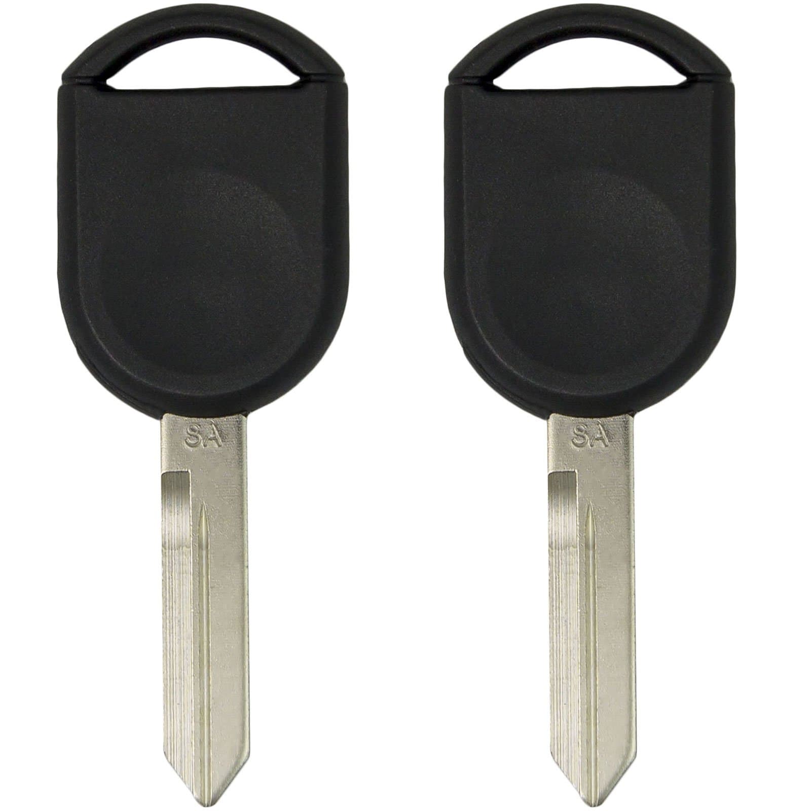 Keyless2Go Replacement for New Uncut 80 Bit Transponder Ignition Car Key H92 H84 H85 (2 Pack)