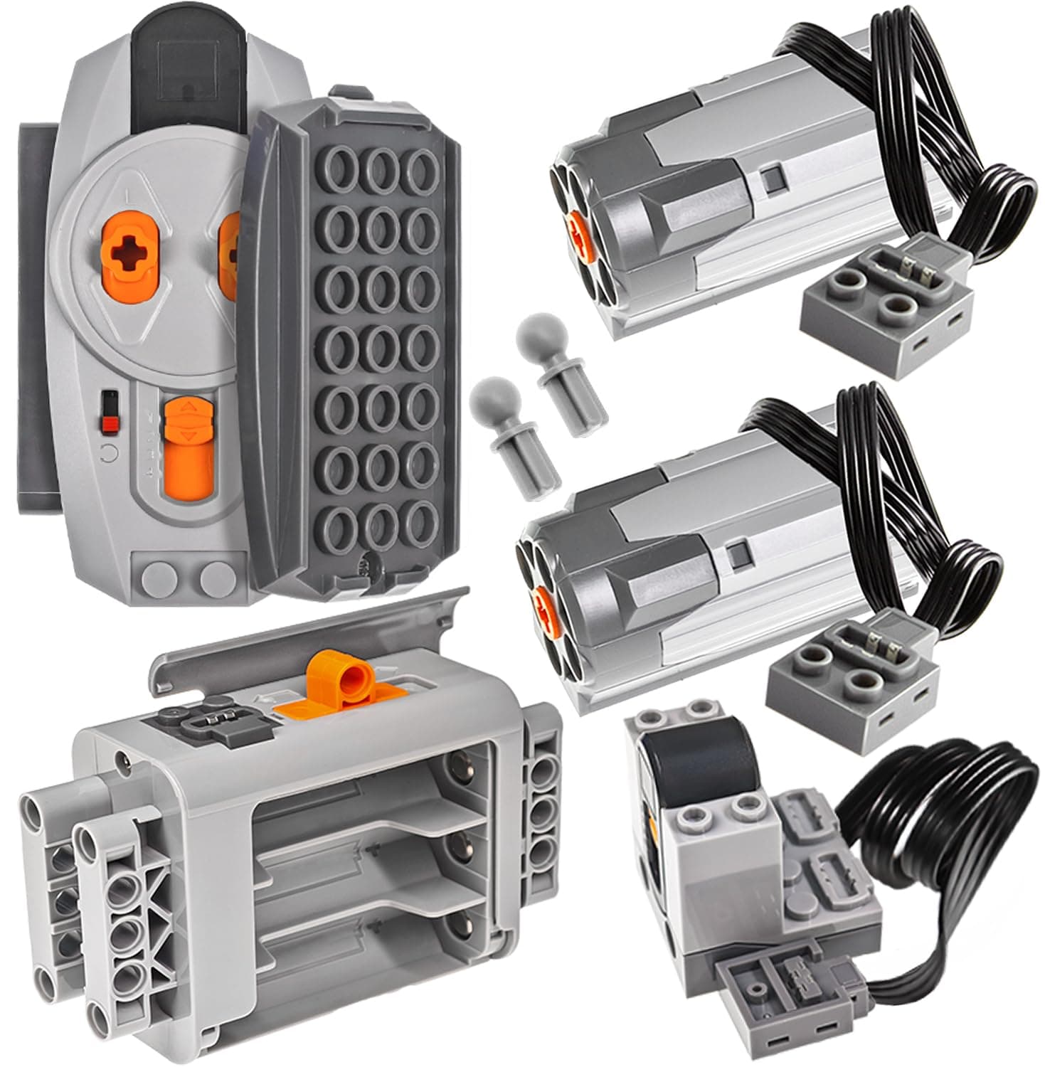 5 in 1 Power-Functions Motor-Set Compatible with Lego-technic-Motor STEM Building Block Toy for MOC Technic-Parts.