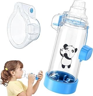 Inhaler Spacer for Adult and Kids NESSI OTC SPACER (Panda/Blue/kids)