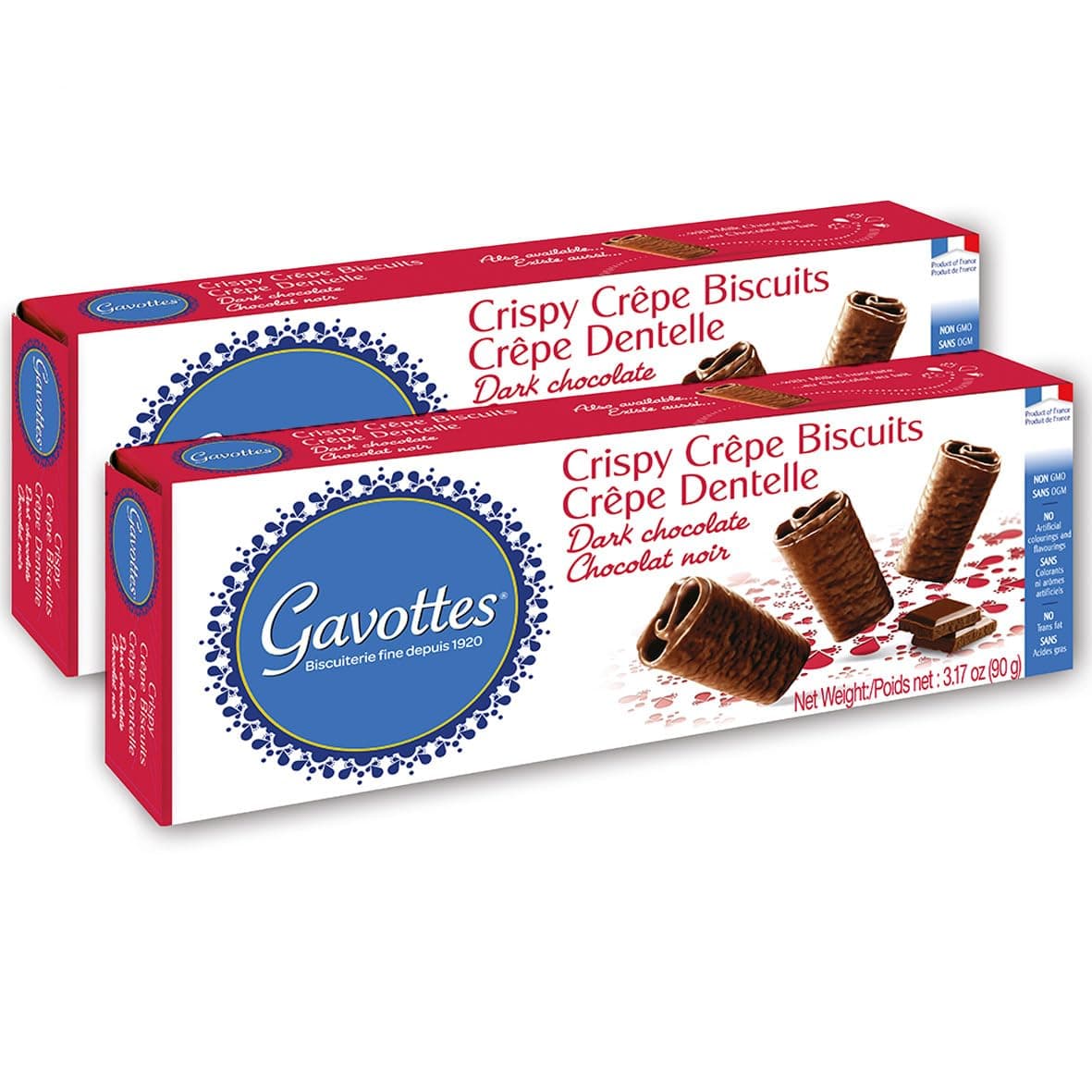 ロック・マリア ガヴォット・ダークチョコクレープクッキー ×2セット