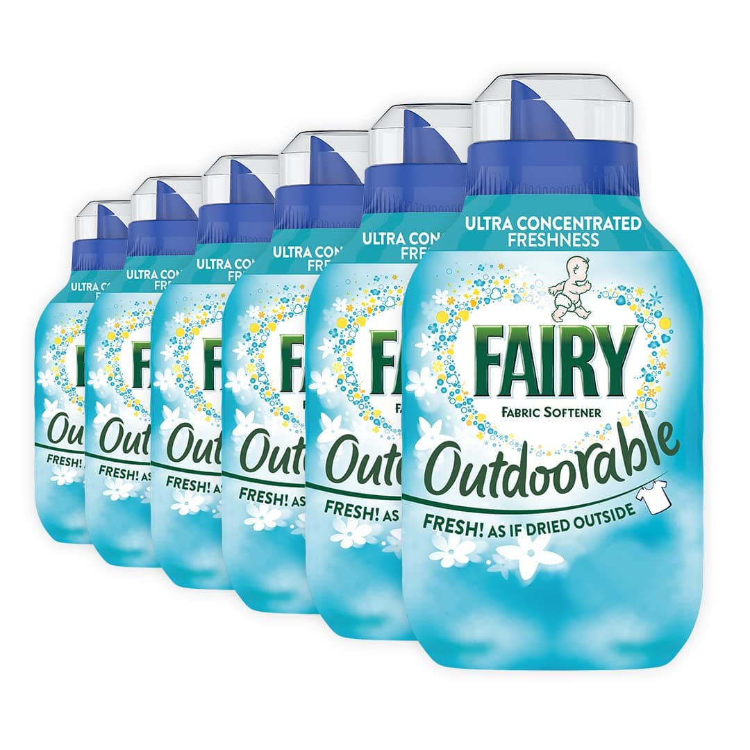 Fairy Outdoorable Fabric Conditioner, 210 Washes, Ultra Concentrated Formula For Sensitive Skin, Dermatologically Tested