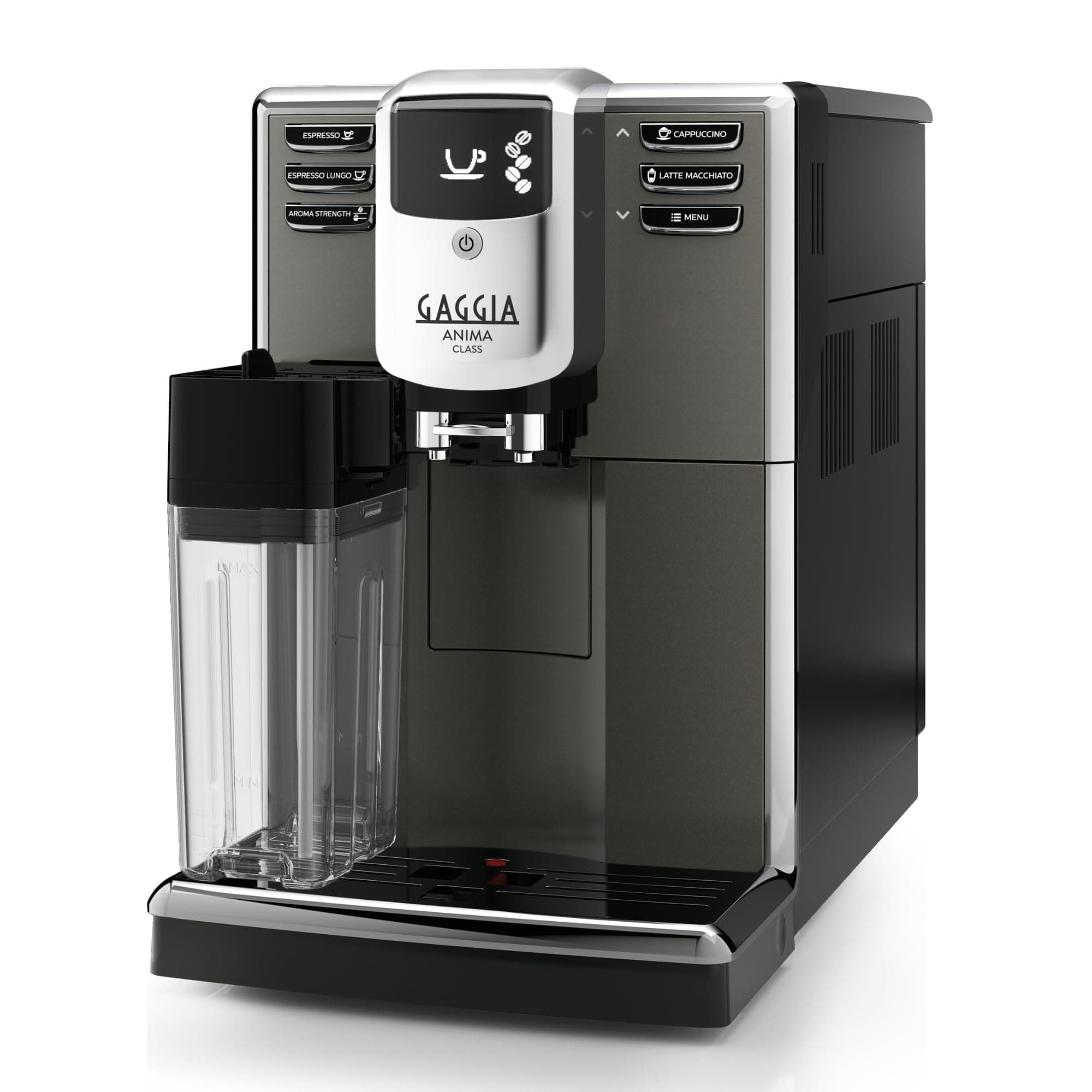 Anima Class | Very Easy to Use | Retro Design | Real Buttons | Large Milk Container | Fully Automatic Bean to Cup Coffee Machine | Espresso, Americano, Latte & Cappuccino Maker for Beginners