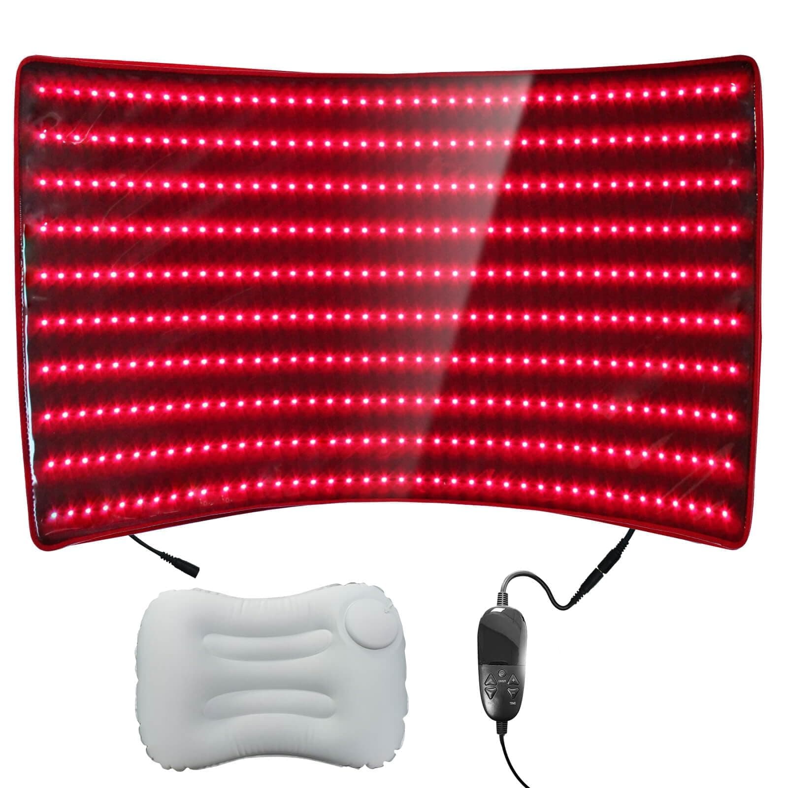 BestQool Red Light Therapy Mat, Infrared Red Light Therapy 38" x 23" Large Pads, 400 LEDs Dual Chip 660nm & 850nm Red Light Therapy for Body, Full Body Infrared Light Therapy Mat. 63W