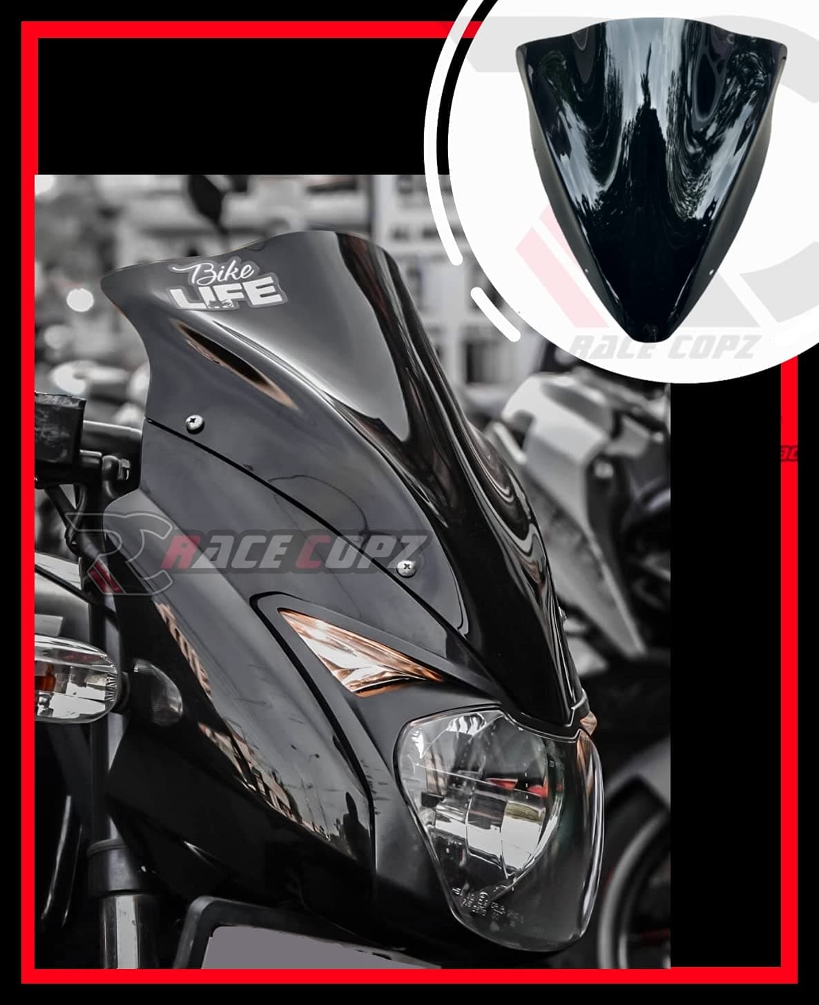DB Visor for Pulsar 150 and 180 (Black) Premium