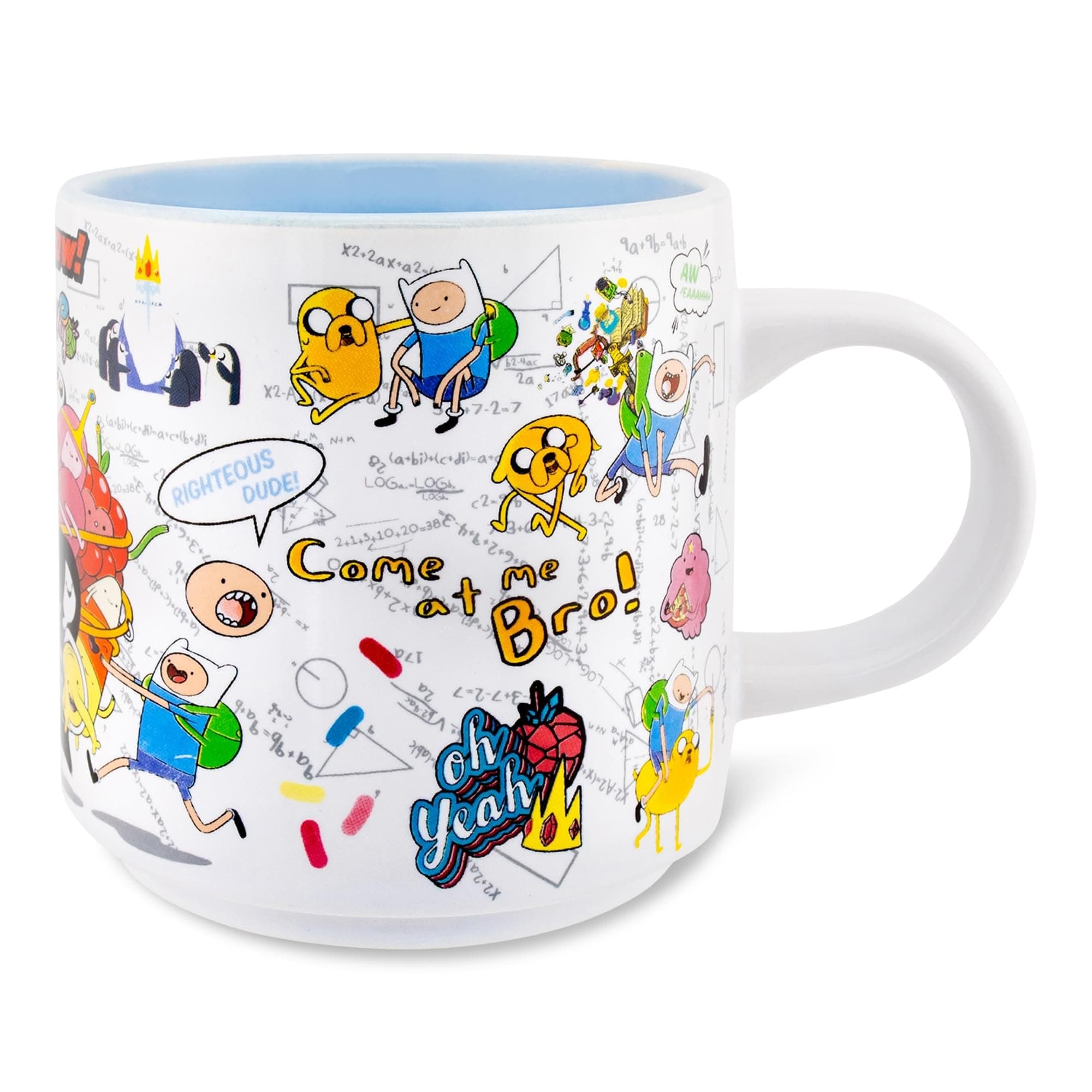 Adventure Time Characters Single Stackable Ceramic Mug | Holds 13 Ounces