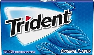 Trident Sugar-Free Chewing Gum, Original Flavor, 14 Pieces (Pack of 1)