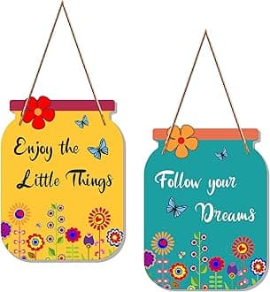 Your Dreams Quote Decorative Wall Art MDF Wooden Wall Hanger for Living Room |