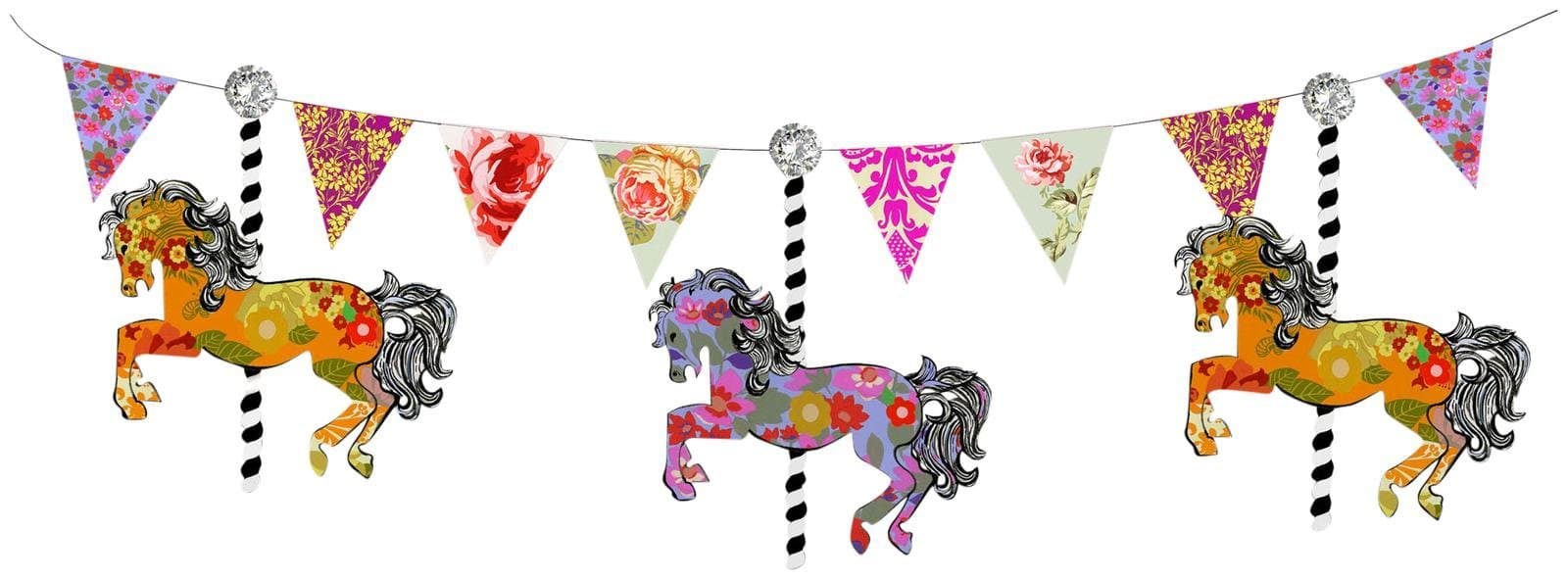 Little Ideas Studio BAN006 Carousel Banner Novelty