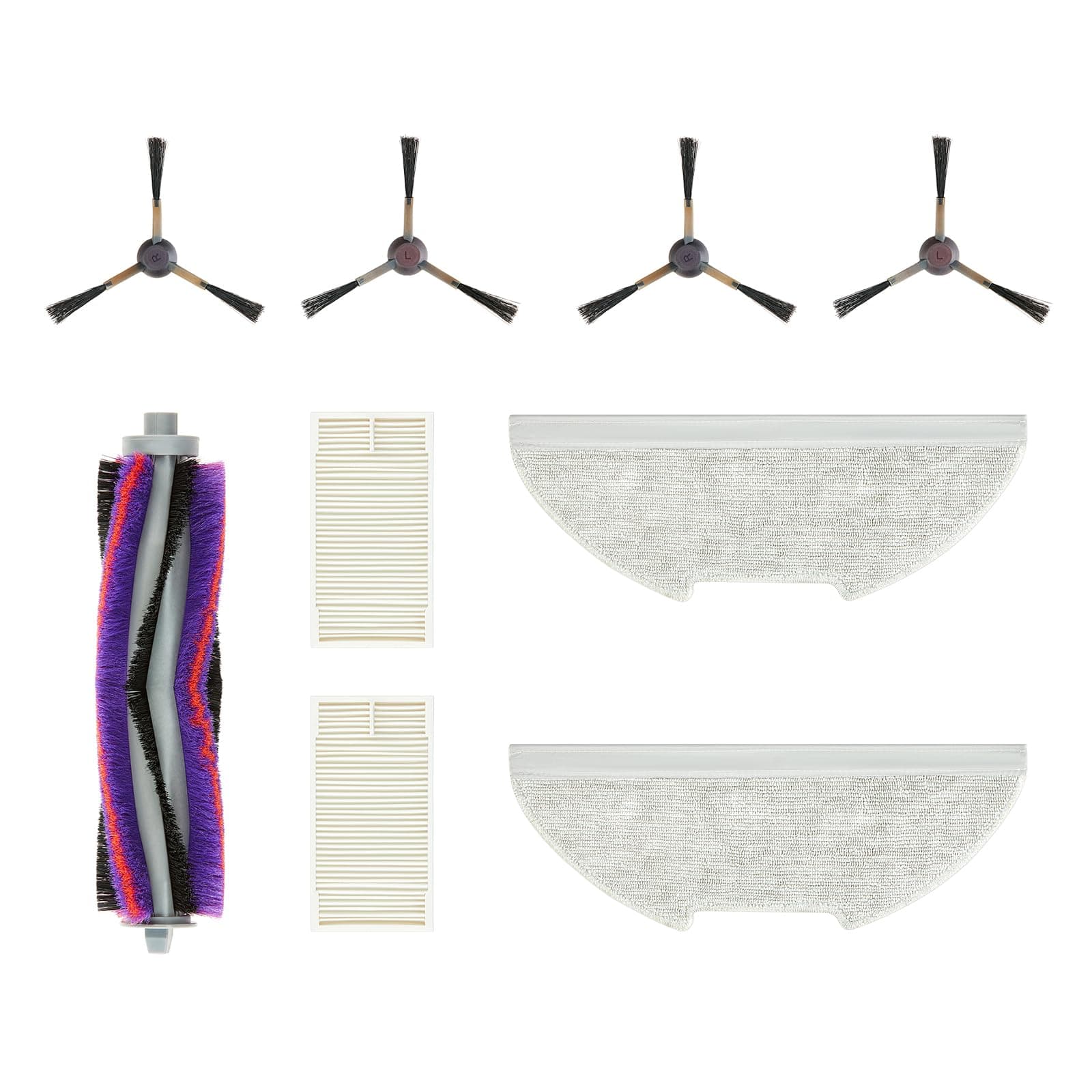 Replacement Parts accessories Compatible for Eureka E10S Vacuum Cleaner Replacement Kit Replenishment Parts Set Filter Side Brush