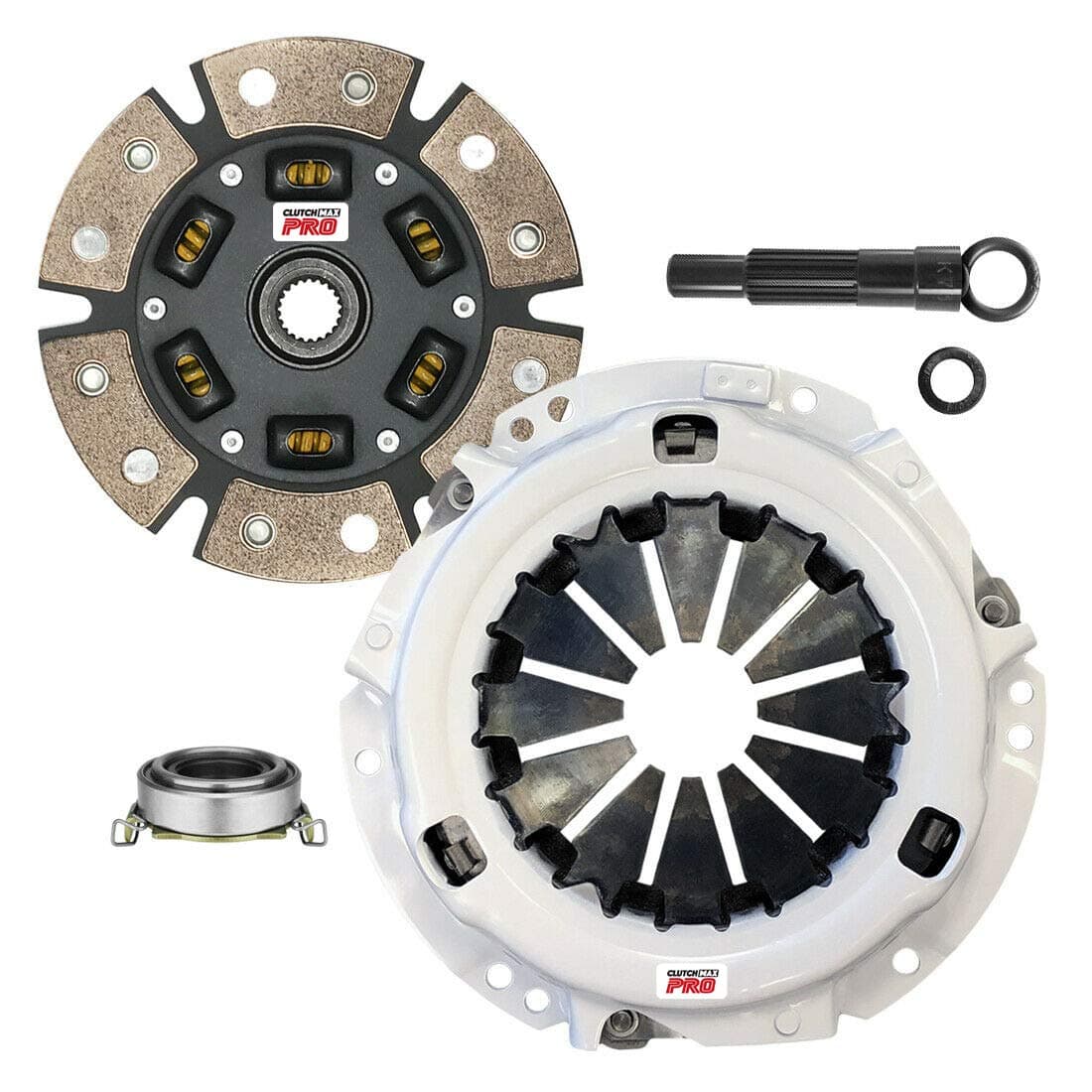 ClutchMaxPRO Performance Stage 3 Clutch Kit Compatible with Chevy Nova, Geo Prizm, Corolla MR-2 Paseo Tercel 1.5L 1.6L 3EE 5EFE 4ALC 4AFE 4AGE (CP04061HDC-ST3)