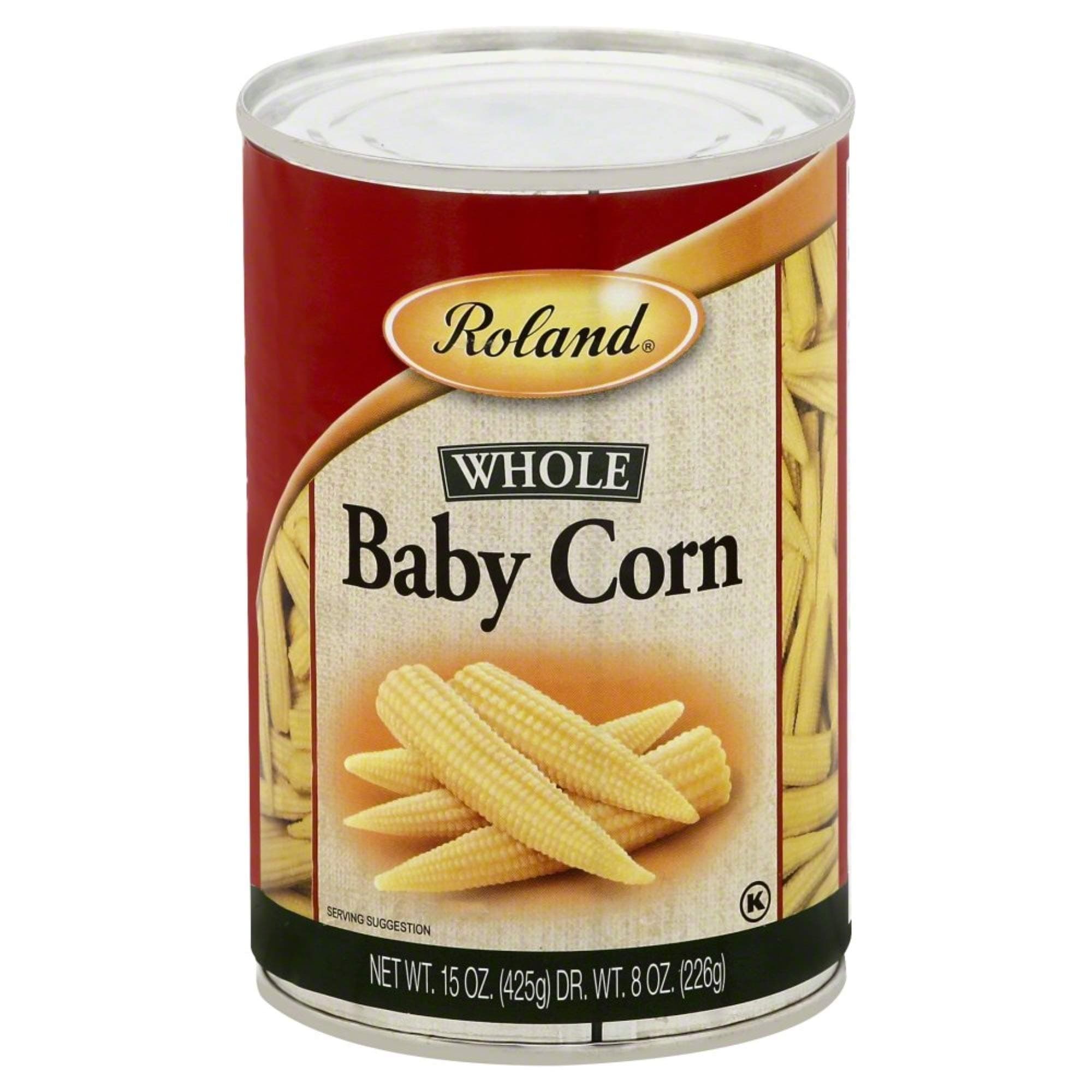 Roland Whole Baby Corn, 15 Oz