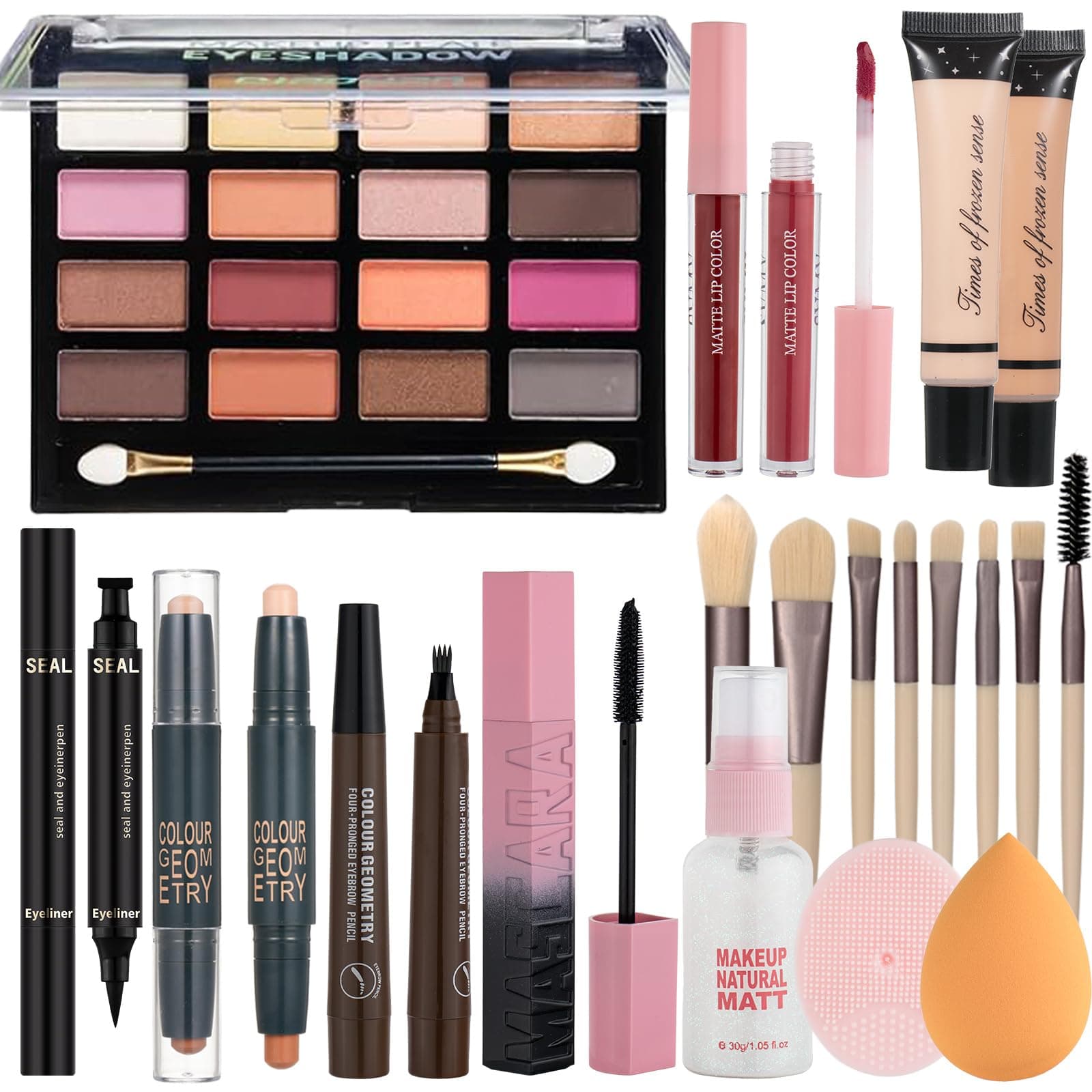 Makeup Gift Kits for Women Full-Kit,Beginner Makeup Kit for Teens,Teenager Makeup Set for Teens Girls 10-12 All In One Make Up Kits