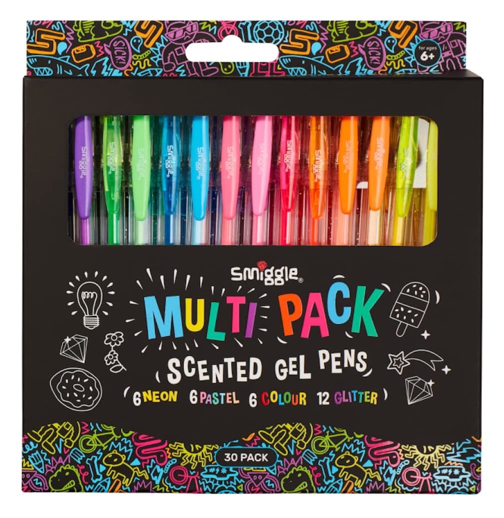 Smiggle Scented Gel Pens x 30