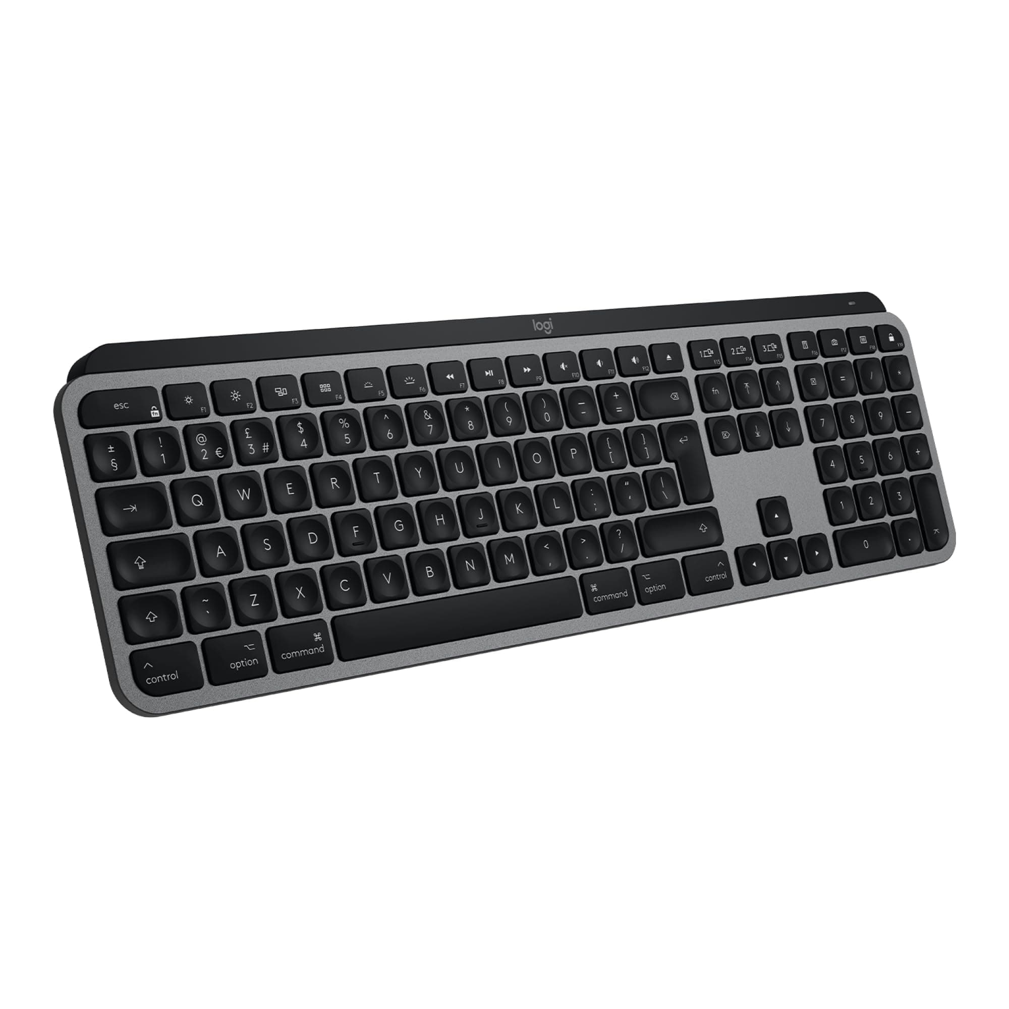 MX Keys Advanced Wireless Illuminated Keyboard for Mac, Backlit LED Keys, Bluetooth,USB-C, MacBook Pro,Macbook Air,iMac, iPad Compatible, Metal Build