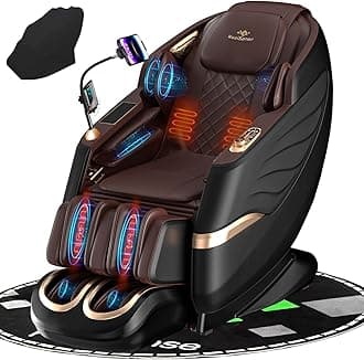 Massage Chair Full Body, Zero Gravity SL-Track Shiatsu Massage Recliner Chair with Heat, AI Control, Body Scan and Calfrest Extension
