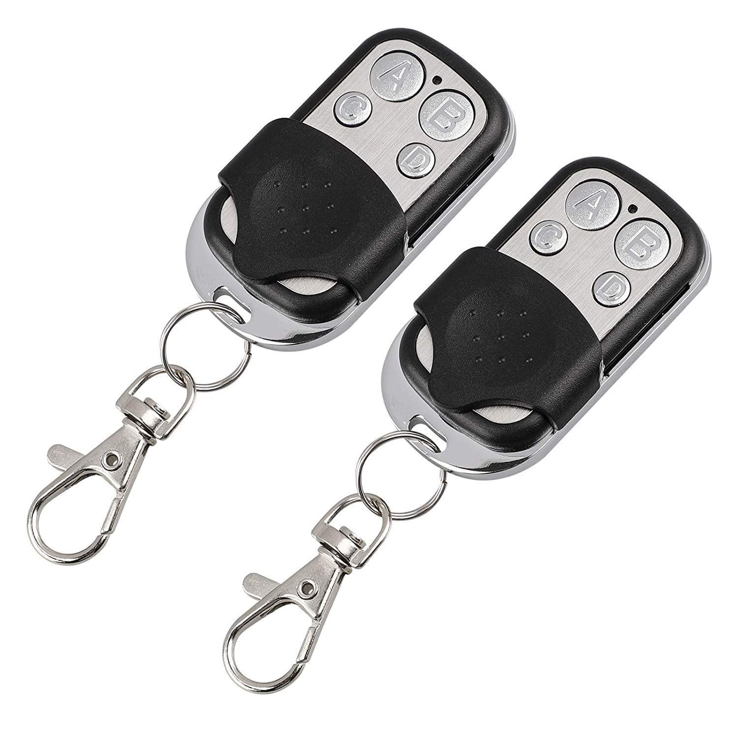 Foxboss Universal Gate Remote Control,Garage Door Remote Control Universal Remote Control Cloning Duplicator Remote Control Transmitter Switch for Garage Door Replacement 2Pack